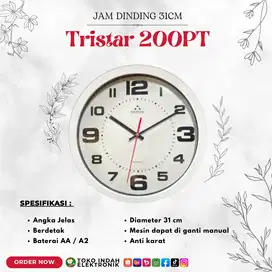 Jam Dinding Tristar 200PT Diameter 31cm