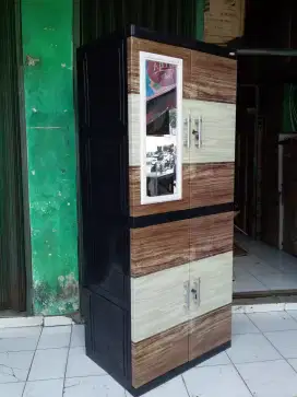lemari plastik full rak 4 susun