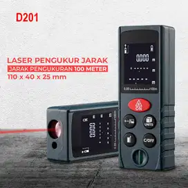 Pengukur Jarak Laser Portable Distance Meter 620-690nm 100M - D201 -