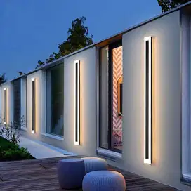 TaffLED Lampu Dinding Hias Outdoor Long Strip LED Lamp Warm White