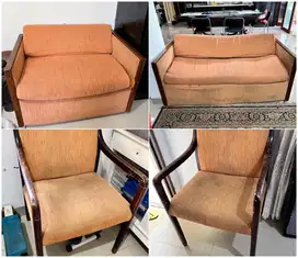 Set Sofa Kursi Kayu Nego