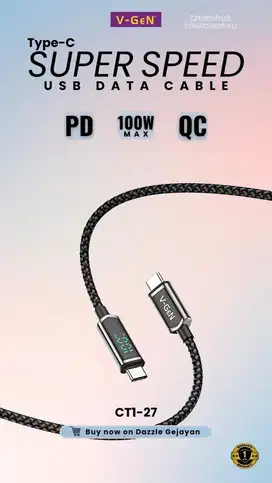 V-GEN CT1-27 Type-C To Type-C
