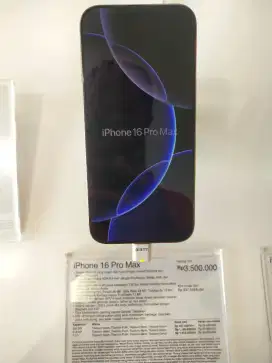 iPhone 16 ProMax 256GB Dessert Titanium,Dapetin Pakai Promo Homecredit