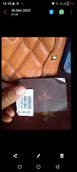 Tas Bonia original kulit asli