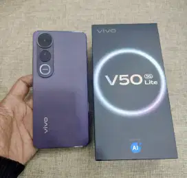 VIVO V50 LITE 5G RAM 8 +8/256 GB WARNA HITAM MULUSS