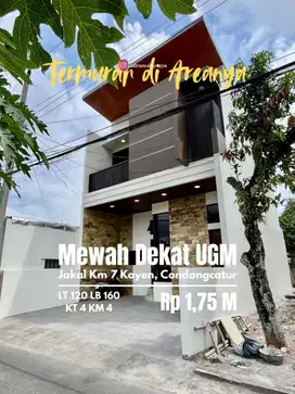 Rumah Baru mewah murah dekat UGM Jakal km 7 Kayen
