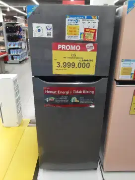 LG Ref 2 Door GNB202S Bisa Cicilan Tanpa Kartu Kredit