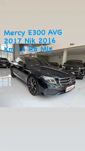 Mercy E300 AVG 2017 Nik16 Black on mocca Siap pakai