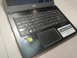 Dijual laptop Acer intel i5-gen 7 DUAL vga intel HD VGA NVIDIA 2GB win