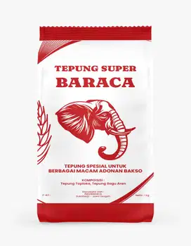 Tepung Super Baraca | Tepung Campuran Bakso, Sosis & Nugget Berku