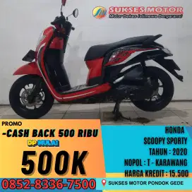 DP 500 RIBU HONDA SCOOPY SPORTY TAHUN 2020