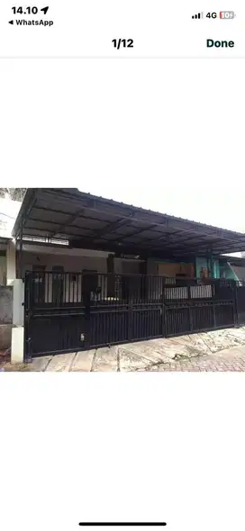 Disewakan Rumah Siap Huni Bebas Banjir Dekat Mall Lagoon Bekasi
