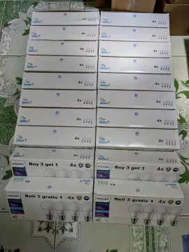 LAMPU LED PHILIPS 7 DAN 9 WATT TOTAL 20 PACK = 80 BIJI