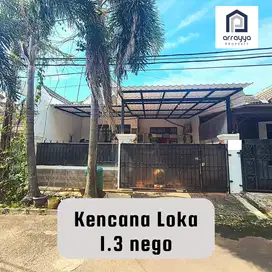 Dijual Murah Rumah Siap Huni Dekat Stasiun di Kencana Loka