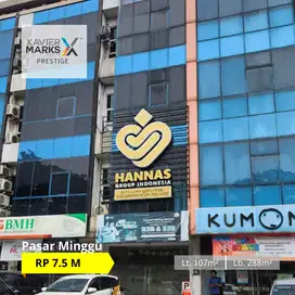 TURUN HARGA 02 FOR SALE RUKO SIAP PAKAI DI JLN. RAYA PASAR MINGGU JAKS