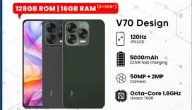 Murah new Zte nubia V70 disign 8/128 resmi bs tt