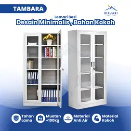 [DISKON] Lemari Dokumen Besi TAMBARA  – lemari besi kaca | lemari besi