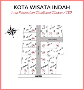 Tanah Kavling Eksklusif dekat Citra Grand Cibubur, Harga 4 Jutaan/M2