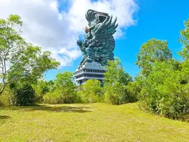 Tanah Ungasan 2,06 Ha Full View Laut 180derajat Dan Patung GWK Bali