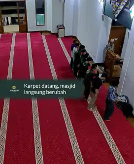 Tersedia Karpet sajadah Masjid import pembelian menyesuaikan kebutuhan