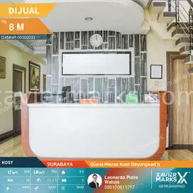 Guet House Kost Eksklusif di Gayungsari 18 kamar Bangunan 4 lantai