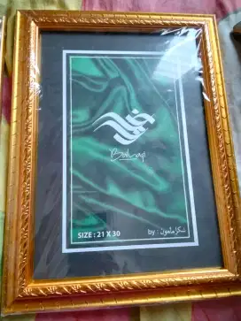 Bingkai frame photo ukuran 21x30