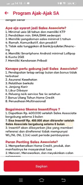 Lowongan kerja home credits