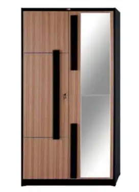 Lemari Pakaian 2 Pintu Full Kaca Activ Kofi LP 205