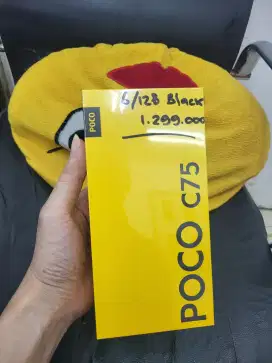 poco C75 6/128gb black new
