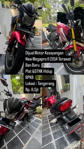 Megapro Fuel Injection 2014 Kondisi Prima KM Super Rendah