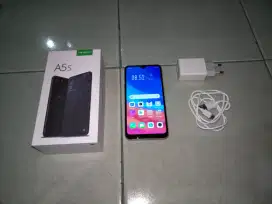 Hp Oppo A5S ram 8gb dan 4G LTE normal semua lengkap siap pakai aman