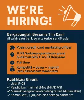 Dibutuhkan segera
