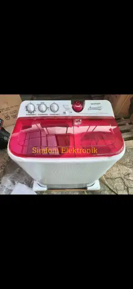 Kredit mesin cuci Sharp 8kg TANPA DP MURAH BAGUS BARU