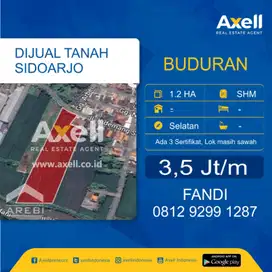 Tanah Buduran Sidoarjo Dijual