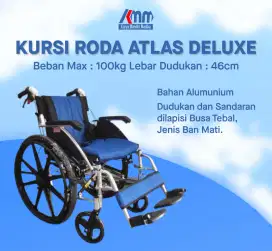 Kursi Roda AVICO ATLAS DELUXE / Kursi Roda Alumunium Sangat Nyaman