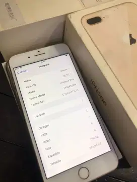 Iphone 8+ 256gb inter all opr fullset 
Hb 100%