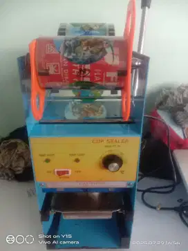 Jual cepat mesin pres cap minuman kondisi normal