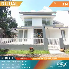 Dijual Rumah Hook Modern Minimalis di Permata Jingga Malang