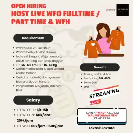 HOST LIVE E-COMMERCE FASHION TIKTOK