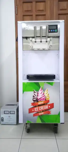Mesin Soft Ice cream 3 tuas wirastar (bonus stabilizer)