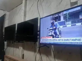 Dijual tv led merk politron 32in udah digital tv nga perlu pake setbox