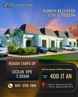 Di Jual Rumah Murah Tanpa Uang Muka di Tangerang