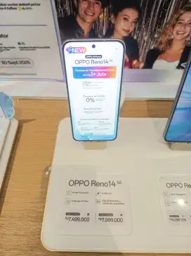 KREDIT OPPO RENO 14 5G PAKE PROMO BUNGA SPESIAL O% HOME CREDIT