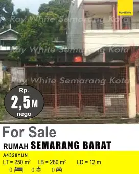 DIJUAL RUMAH DI SEMARANG BARAT A4328
