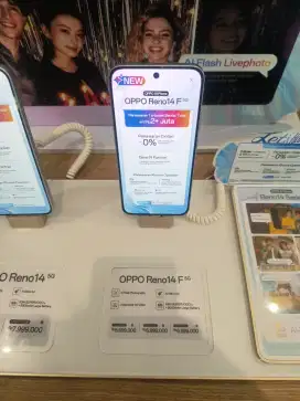 KREDIT OPPO RENO 14 F PAKE PROMO BUNGA SPESIAL O% HOME CREDIT