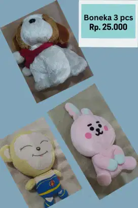 BONEKA MURAH 3 PCS 25.000
