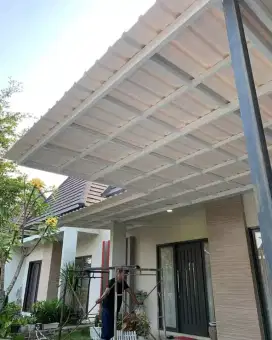 Kanopi minimalis modern