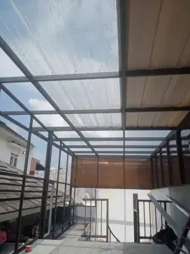 Kanopi minimalis modern