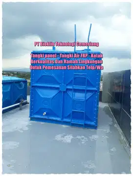 Tangki Panel ,  Tangki Air Fiberglass ,  Roof Tank , Tangki Air Kotak