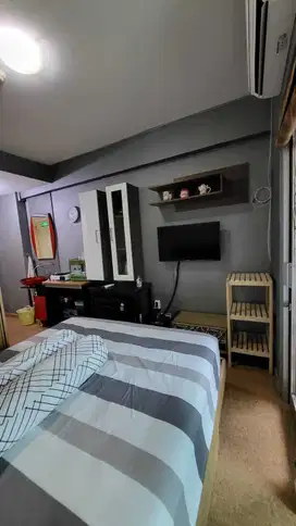 Green Bay Pluit sewa studio harga murah siap huni view kota